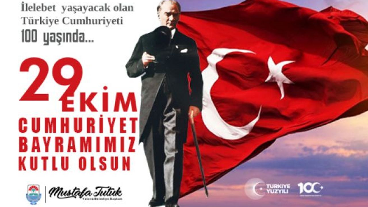 Yalova Belediyesi 29 Ekim Cumhuriyet Bayramı ilanı