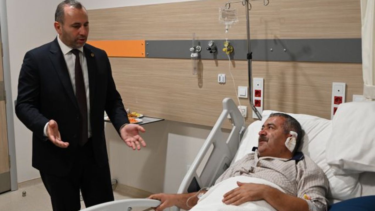 Başkan Tutuk’tan Bozkurt’a geçmiş olsun ziyareti