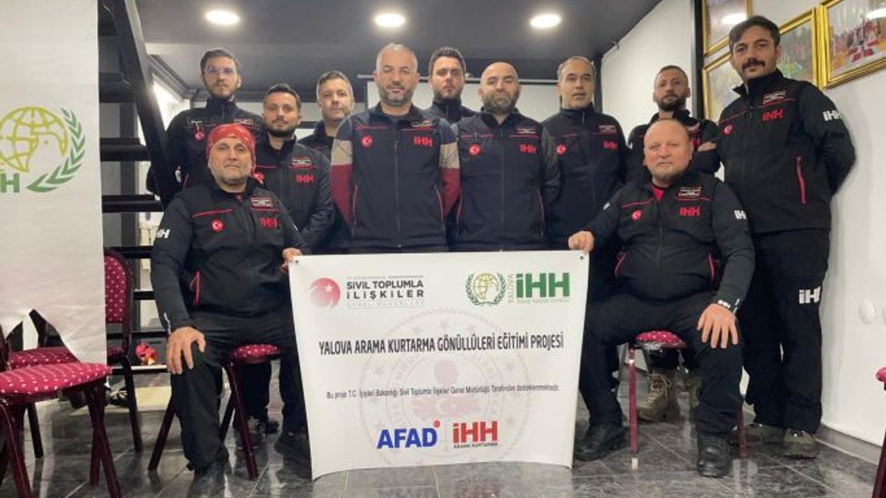 İHH Yalova Arama ve Kurtarma ekibinden alkışlanacak proje