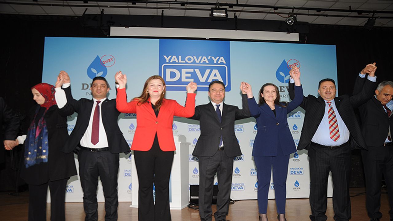 Ali Babacan Yalova’nın adaylarını tanıttı