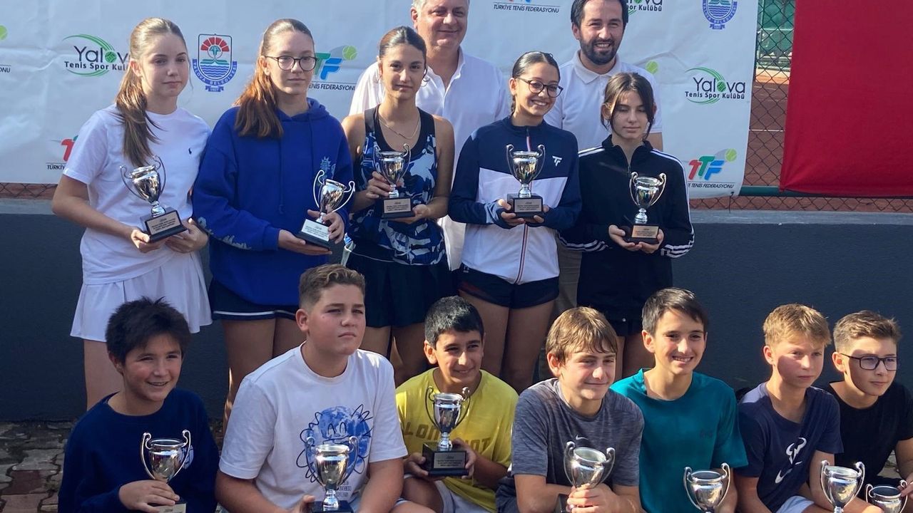Yalova’da 14 Yaş Ulusal Tenis Turnuvası Tamamlandı: Genç Raketler Heyecan Yarattı