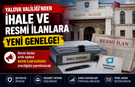 Yalova Valiliği’nden İhale ve Resmi İlanlar İçin Yeni Genelge