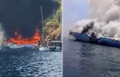 Gezi Teknesinde Yangın, 115 Yolcu Denize Atladı