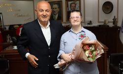 Engelliler haftası nedeniyle Başkan Vekili Karaalioğlu’na ziyaret