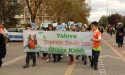Yalova’da Erozyonla Mücadele Toprağa Saygı Yürüyüşü yapıldı