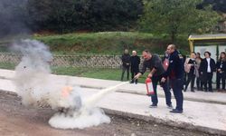 Altınova’da Hastane personeline yangın eğitimi