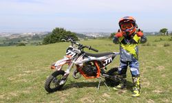 Henüz 6 yaşında: Motokrosçu Uras’ın hayali şampiyon olmak