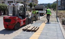 Yalova Belediyesi kaldırım ve yolları yeniliyor