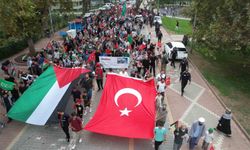 Katil İsrail Yalova'da protesto edildi