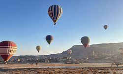 Kapadokya'da Sıcak Hava Balon Turları Başladı