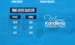 Miraç Kandili İçin Yalova'dan Mezarlıklara Servis