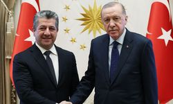 Cumhurbaşkanı Erdoğan Mesrur Barzani İle Görüştü