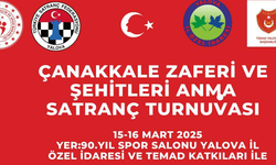 Yalova'da Çanakkale Zaferi İçin Satranç Turnuvası