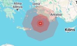 Akdeniz’de 6 Büyüklüğünde Deprem