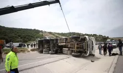 Ezine'deki Otobüs Kazası Görüntülendi