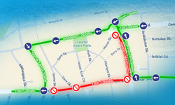 UEDAŞ Altyapı Çalışması Nedeniyle Trafik Düzenlemesi