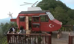 Rizeli Dağa Helikopter Yaptı, Adını 'Lazkopter' Koydu