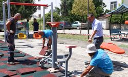 Çiftlikköy’de Parklara Yaz Dokunuşu