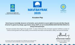Kocadere Plajı'na Mavi Bayrak Gururu