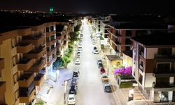 Çiftlikköy LED ışıklarla aydınlandı