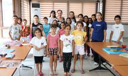 Çiftlikköy’ün Minik Ressamları Yaz Sergisine Hazırlanıyor