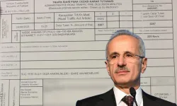 Bakan Uraloğlu hız sınırını aştı, ceza yedi