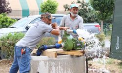 Çiftlikköy’de Parklara Otomatik Sulama Sistemi Kuruldu