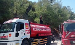 Altınova İtfaiyesi Çanakkale Orman Yangınında Kahramanca Görev Aldı