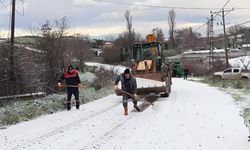 Çiftlikköy Belediyesi’nden Kar Mesaisi