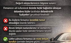 DADAŞ’tan Dolandırıcılık Uyarısı