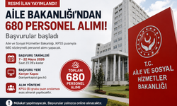 Aile ve Sosyal Hizmetler Bakanlığı 680 Personel Alımı Başladı! Başvuru Tarihleri ve Şartlar Açıklandı
