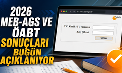 2026 MEB-AGS ve ÖABT Sonuçları Bugün Açıklanıyor