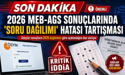 MEB-AGS Sonuçları Hatalı - 2026 Soru Dağılımı Tartışması