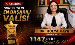 Dr. Hülya Kaya’dan “Son 25 Yılın En Başarılı Valisi” Ödülü İçin Duygulandıran Mesaj