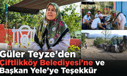 Güler Teyze'den Başkan Yele'ye Teşekkür
