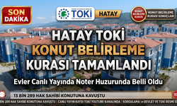 TOKİ Hatay Konut Belirleme Kurası Tamamlandı: Evler Belli Oldu