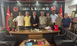 Yalova Sosyal Güvenlik Kurumu ve Türk Büro-Sen Heyetinden İl Başkanlığına Hayırlı Olsun Ziyareti