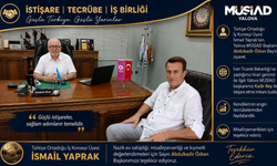 Türkiye Ortadoğu İş Konseyi Üyesi İsmail Yaprak’tan MÜSİAD Yalova Başkanı Abdulkadir Özkan’a Ziyaret