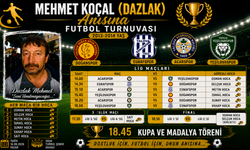 Yalova'da Dazlak Mehmet Anısına Futbol Turnuvası Başlıyor
