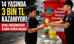 14 Yaşındaki Genç Limonata Satarak Harçlığını Çıkardı