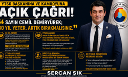 YTSO’da Sert Çıkış: Yönetim Kurulu Başkan Yardımcısı Sercan Şık’tan Cemil Demiryürek’e "30 Yıl Yeter" Çağrısı