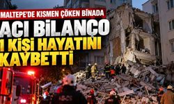 Maltepe’de kısmen çöken binada acı bilanço: 1 kişi hayatını kaybetti