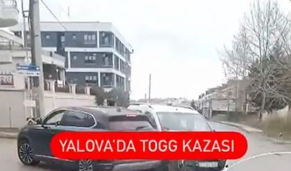 Yalova’da ilk TOGG kazası yaşandı