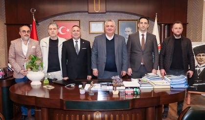 Başkan Mehmet Gürel’e Basın İlan Kurumu ve Gazetecilerden Ziyaret: Yerel Basına Destek Çağrısı