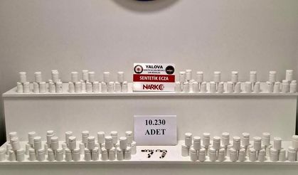 Yalova’da Narkotik Operasyonu: 10 Bin 230 Uyuşturucu Hap Ele Geçirildi, 2 Kişi Tutuklandı