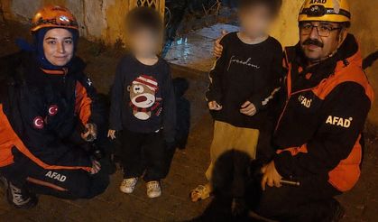 Sugören Köyü’nde çöken odunlukta mahsur kalan vatandaş kurtarıldı