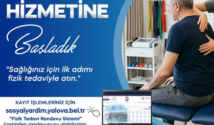 Yalova Belediyesi’nden Ücretsiz Fizik Tedavi Hizmeti: Başvurular Online Alınacak