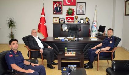 Jandarma Komutanlarından Başkan Arslan’a Ziyaret
