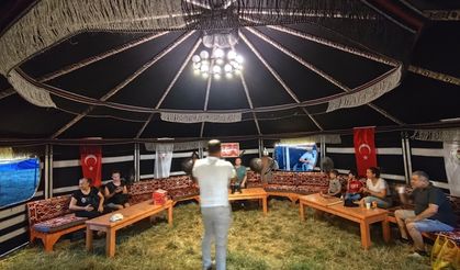 Altınova Belediyesi Kırkpınar'da Hem Pehlivanları Hem Otağıyla Dikkat Çekti