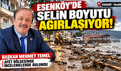 Esenköy’de Sel Felaketinin Boyutu Ağırlaşıyor! Başkan Mehmet Temel’den Açıklama